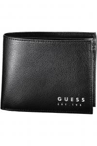 Мужской кошелек Guess Jeans с логотипом, черный