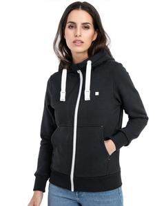 Толстовка с капюшоном на молнии deproc FinjaCMYK II, черный