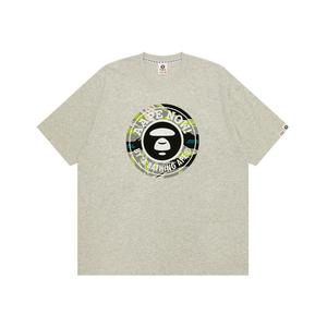 BY *A BATHING APE Хлопковая футболка с принтом логотипа Aape, белый