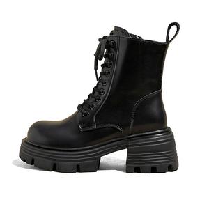 A poinsettia princess Короткие ботинки Martin для женщин черные