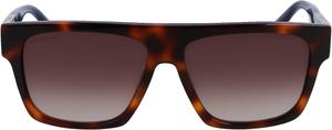 Lacoste мужские L984s прямоугольные солнцезащитные очки, Tortoise