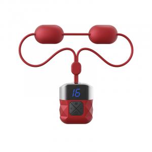 Массажер для шеи электронный импульсный с двумя насадками зарядный jz-801 Snow is not