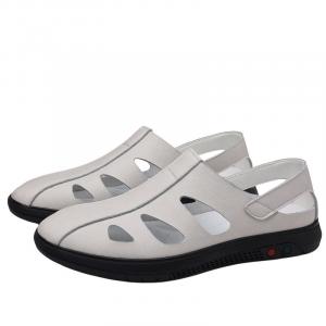 EGCHI Мужские повседневные кеды низкие белые, цвет White