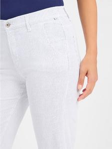 BRAX Брюки Maine размера S, белого и темно-синего цвета