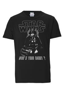 Классическая футболка LOGOSHIRT Shirt Star Wars - Who s Your Daddy, черный