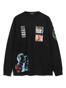 Свитшот с графическим принтом Undercover, черный