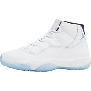 Jordan Air 11 противоскользящие износостойкие высокие детские баскетбольные кроссовки white blue kids