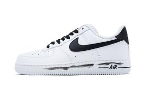 Nike Air Force 1 Антискользящие Износостойкие Низкие Кроссовки для Скейтбординга Унисекс Черный Белый