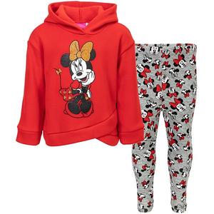 Комплект худи и леггинс Disney Minnie Mouse Imagikids, Red