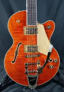 Gretsch Electromatic Ltd Edition Flame Okoume Broadkaster Jr Single-Cut с Bigsby - Round