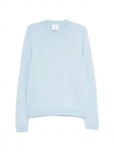 Вязаный джемпер с круглым вырезом CASABLANCA, синий