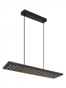 Globo lighting Подвесной светодиодный светильник черного цвета - (Ш)80 x (В)120 x (Г)20 см