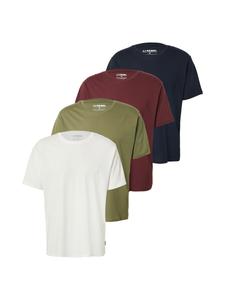 Рубашка JJ Rebel, темно-синий/хаки/винно-красный/белый