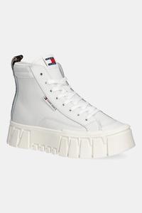 Кроссовки TJW VULC FLATFORM LEOPARD Tommy Jeans, белый