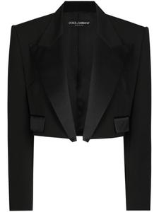 Dolce & Gabbana укороченный пиджак, черный