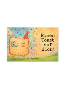 Mr. & Mrs. Panda Дизайн головоломки для вечеринки в стиле тоста с надписью белого цвета