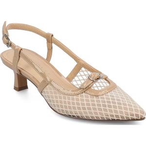 Туфли на каблуке Padma Journee, слингбек, mesh/nude