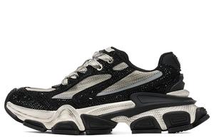 Повседневная обувь, амортизирующая, увеличивающая рост, низкие спортивные кроссовки на массивной подошве для женщин GG-CC, Black