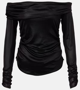 Топ Enesa с открытыми плечами Isabel Marant, Black