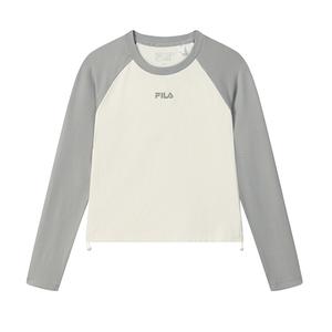 ORIGINALE длинная футболка с длинным рукавом женская Pudding FILA, белый