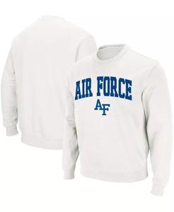 Мужская белая толстовка Air Force Falcons Arch Logo Colosseum