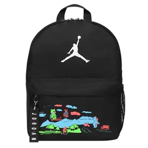 Jordan Полиэстеровый рюкзак обычный унисекс черный, Natural