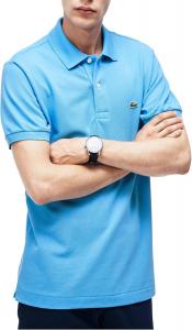 Lacoste мужская классическая поло с коротким рукавом из пике, Argent Blue