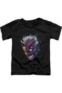 Футболка с коротким рукавом для малышей Batman Just Face Gildan, черный