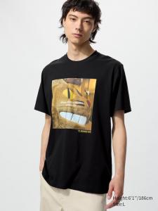 Футболка UT с графикой Studio Ghibli Uniqlo, 09 black