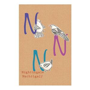 Фреска Komar ABC Animal N, разноцветный