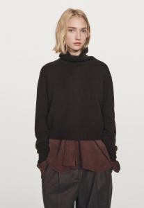 Джемпер Massimo Dutti SHORT KNIT SWEATER, Dark Brown