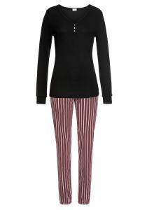 Пижама LASCANA, черный
