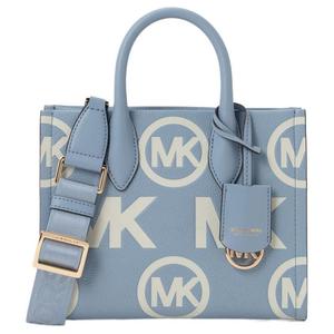 MICHAEL KORS Сумка Mirella из коровьей кожи, шоппер, женская ручная кладь, плечевая сумка, кросс-боди маленькая светло-голубая