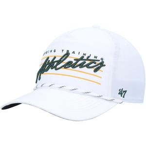 Мужская белая кепка Oakland Athletics '47 Downburst Hitch Snapback