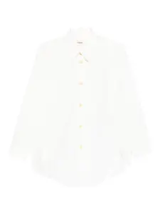 Рубашка Goya на пуговицах Khaite, белый