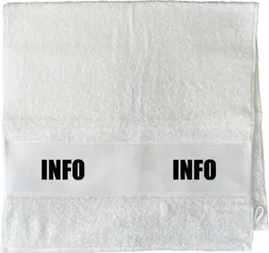 Полотенце для гостей Huuraa, символ, подарок, 50x100 см, белый хлопок, подарок Hellweg Druckerei