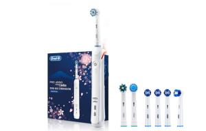 Oral-B Электрическая зубная щетка 3d soundwave couple rechargeable white p4000