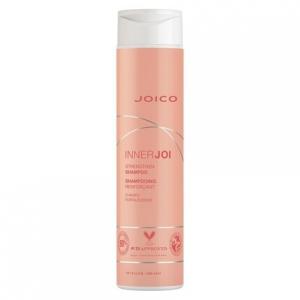 Joico InnerJoi Strengthen Shampoo для поврежденных окрашенных волос, веганская формула без сульфатов и парабенов, 10,1 жидких унций