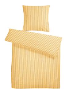 Carpe Sonno Постельное белье из жатой ткани желтого и белого цвета