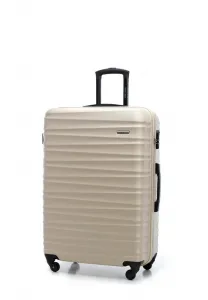 Большой чемодан из abs-пластика на колесах. Wittchen, Beige