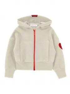 Худи на молнии Monnalisa, белый