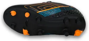 Футбольные бутсы Umbro Spirito для молодежи на твердое покрытие, черный/оранжевый/синий