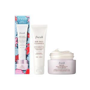 FULEISHI набор для ухода за кожей: очищающее и увлажняющее средство, увлажняющее очищение 50мл+15мл Fresh