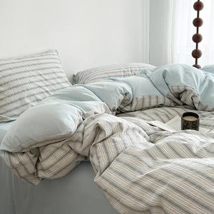 MUJI Комплект постельного белья 1,2 м, 3 предмета, пододеяльник 150x200 см