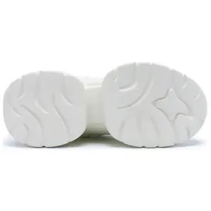 Satchi Synthetic Leather Low top Chunky Sneakers Women's White