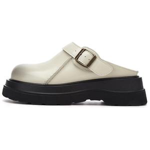 Женские тапочки с закрытым носком, устойчивые к истиранию и скольжению DAPHNE, бежевый