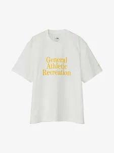 Белая футболка с коротким рукавом и типографским принтом GAR (унисекс)