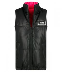 Жилет детский Dkny Kids двусторонний, черный/красный