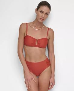 Женские бикини-бандо, верх и низ DKNY, фиолетовый