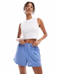 ONLY шорты в сине-белую полоску